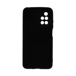 Telefontok Xiaomi Redmi 10 / Redmi 10 2022 - fekete szilikon hátlap tok-1