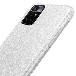Telefontok Xiaomi Redmi 10 / Redmi 10 2022 - Ezüst Shiny tok-3