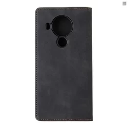 Telefontok Nokia 5.4 - Tactical Xproof fekete szilikon keretes mágneses könyvtok-1