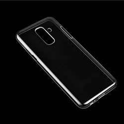 Telefontok Samsung Galaxy A6 Plus (2018) - Átlátszó szilikon tok -1