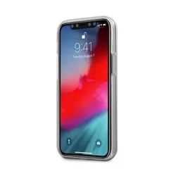 Telefontok iPhone 12 mini - U.S. Polo Assn. Tricolor - műanyag mintás hátlap tok, szilikon kerettel - kék-2
