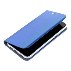 Telefontok Xiaomi Redmi 9T / Poco M3 - Senseo kék mágneses szilikon keretes könyvtok-2