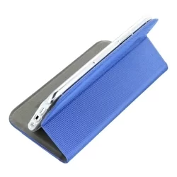 Telefontok Xiaomi Redmi 9T / Poco M3 - Senseo kék mágneses szilikon keretes könyvtok-3
