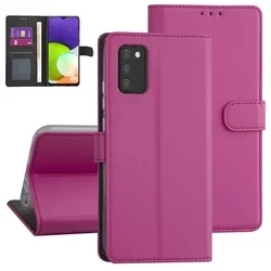 Telefontok Samsung Galaxy A03s - Pink ráhajtófüles könyvtok-3