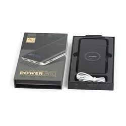 Powerbank: Joway JP150 fekete kijelzős vezeték nélküli power bank 10000mAh 2USB-1