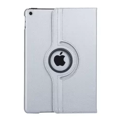 Tablettok iPad 2020 10.2 (iPad 8) - ezüst fordítható műbőr tablet tok-2