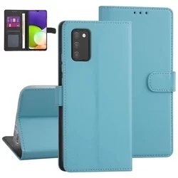 Telefontok Samsung Galaxy A03s - Kék ráhajtófüles könyvtok-2