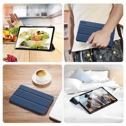 Tablettok Samsung Galaxy Tab A7 10,4 (2020 / 2022) - DUX DUCIS Domo kék tablet tok-6
