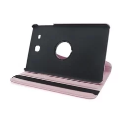 Tablettok Samsung Galaxy Tab E 9.6 T560 - pink fordítható műbőr tablet tok-3