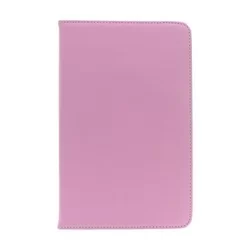 Tablettok Samsung Galaxy Tab E 9.6 T560 - pink fordítható műbőr tablet tok-1