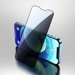 Üvegfólia iPhone 13 - Joyroom Knight 2.5D betekintésvédő üvegfólia fekete kerettel-4