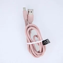 Kábel: Maxlife MXUC-04 - USB / Type-C (USB-C) pink adatkábel 1m, 3A-1