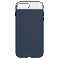 Telefontok iPhone 7 / iPhone 8 - Dotfes G03 kék bőr prémium hátlap tok-2