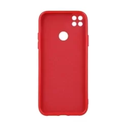 Telefontok Xiaomi Redmi 9C - piros szilikon hátlap tok (csillámos)-2