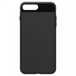 Telefontok iPhone 7 Plus / 8 Plus - Dotfes G03 fekete bőr prémium hátlap tok-2