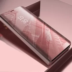 Telefontok Samsung Galaxy A22 5G - Rose gold Clear View Tok-3