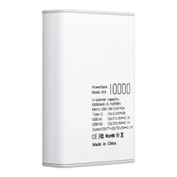 Powerbank: PURIDEA S15 - fehér power bank 10000mAh-1