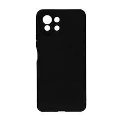 Telefontok Xiaomi 11 Lite 5G NE / Mi 11 Lite - fekete szilikon hátlap tok-1