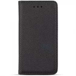 Telefontok Samsung Galaxy A6 Plus 2018 - fekete szilikon keretes mágneses könyvtok-2