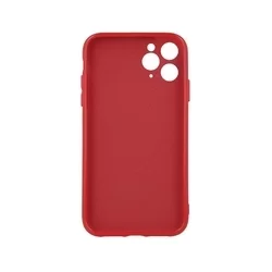 Telefontok iPhone 11 Pro - piros szilikon hátlap tok (csillámos)-2