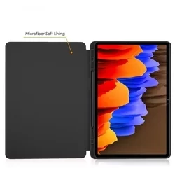 Tablettok Samsung Galaxy Tab S7 FE (SM-T730, SM-T733, SM-T736B) - fekete smart case tablet tok ceruza tartóval-2
