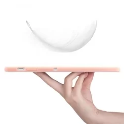 Tablettok Samsung Galaxy Tab S7 FE (SM-T730, SM-T733, SM-T736B) - pink smart case tablet tok ceruza tartóval-2
