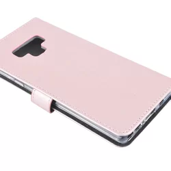 Telefontok Samsung Galaxy Note 9 - TPU kihajtható tok - Rose Gold (8719273277737)-1
