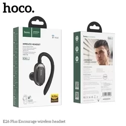 HOCO E26 - fekete bluetooth headset-4