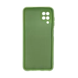 Telefontok Samsung Galaxy A12 - világos zöld szilikon tok-1