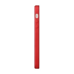 Telefontok iPhone 5/5S/SE - piros Pastel szilikon tok (Apple logónál kivágással)-2