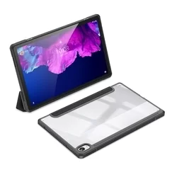 Tablettok Lenovo Tab P11 /P11+ PLUS (11,0 coll, TB-J606/J606/J607Z) - DUX DUCIS TOBY fekete ütésálló ceruzatartós tok-1