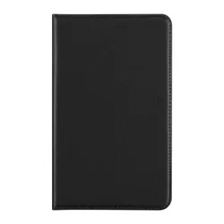 Tablettok Lenovo Tab M8 (8 coll) - fekete fordítható műbőr tablet tok-1