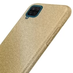 Telefontok Samsung Galaxy A12 Nacho - Arany Shiny tok-1