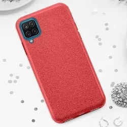 Telefontok Samsung Galaxy A12 Nacho - Piros Shiny tok-4