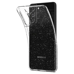 Telefontok Samsung Galaxy S21 FE - Spigen Liquid Crystal Glitter TPU átlátszó tok-3