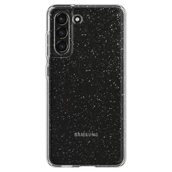 Telefontok Samsung Galaxy S21 FE - Spigen Liquid Crystal Glitter TPU átlátszó tok-1