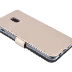 Telefontok Samsung Galaxy J3 (2018) - kihajtható tok - Arany (8719273276563)-3
