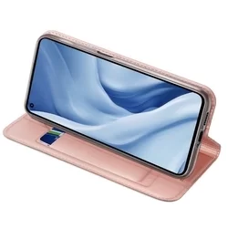 Telefontok Xiaomi 11 Lite 5G NE / Mi 11 Lite - Dux Ducis rose gold flipcover tok-1
