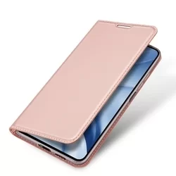 Telefontok Xiaomi 11 Lite 5G NE / Mi 11 Lite - Dux Ducis rose gold flipcover tok-3