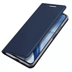Telefontok Xiaomi 11 Lite 5G NE / Mi 11 Lite - Dux Ducis kék flipcover tok-2