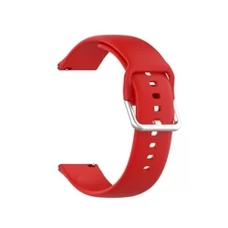 Huawei Watch GT 3 (42 mm) okosóra szíj - piros szilikon szíj-2