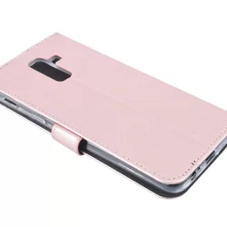 Telefontok Samsung Galaxy J8 - kihajtható tok- Rose Gold-3