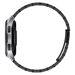 Samsung Galaxy Watch 3 (45 mm) okosóra fémszíj - Spigen Modern Fit fekete fémszíj (22 mm szíj szélesség)-2