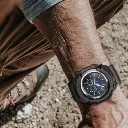 Samsung Galaxy Watch 4 (46 mm) okosóra szíj+tok - SUPCASE Unicorn Beetle Pro fekete szilikon szíj+tok-5