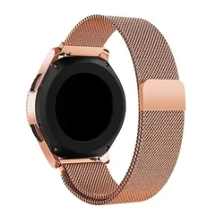 Okosóra szíj - Samsung Galaxy Watch 42 mm - TECH-PROTECT Milaneseband - mágneses arany fémszíj (20 mm szíj szélesség)-2