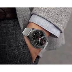 Huawei Watch GT / GT2 / GT2 Pro (46 mm) - mágneses ezüst fémszíj-1
