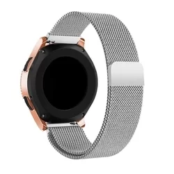 Huawei Watch GT / GT2 / GT2 Pro (46 mm) - mágneses ezüst fémszíj-2