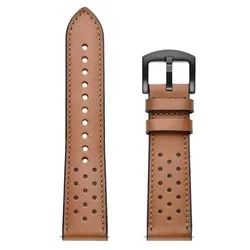 Huawei Watch GT 3 (46 mm) okosóra szíj - TECH-PROTECT Leather barna bőr szíj (22 mm szíj szélesség)-6