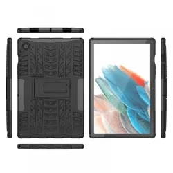 Tablettok Samsung Galaxy Tab A8 10.5 X200 / X205 - Armorlok ütésálló, kitámasztható, fekete tablet tok-6