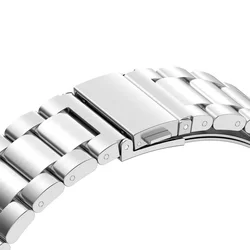 Samsung Galaxy Watch 4 (40 / 42 / 44 / 46 mm) okosóra fémszíj - ezüst fémszíj-1